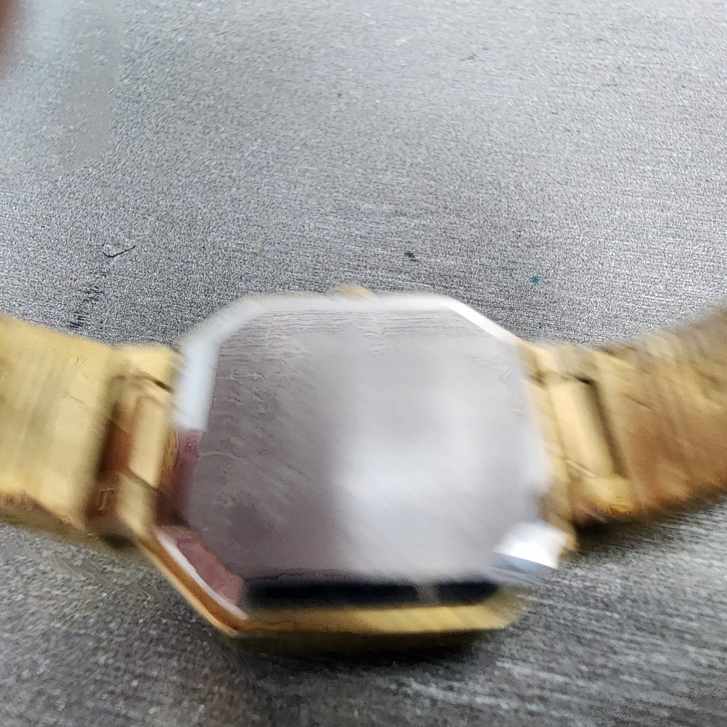 Seiko Watch Women 20mm Champagne Dial Gold Tone Octagon 23205889 New Battery9