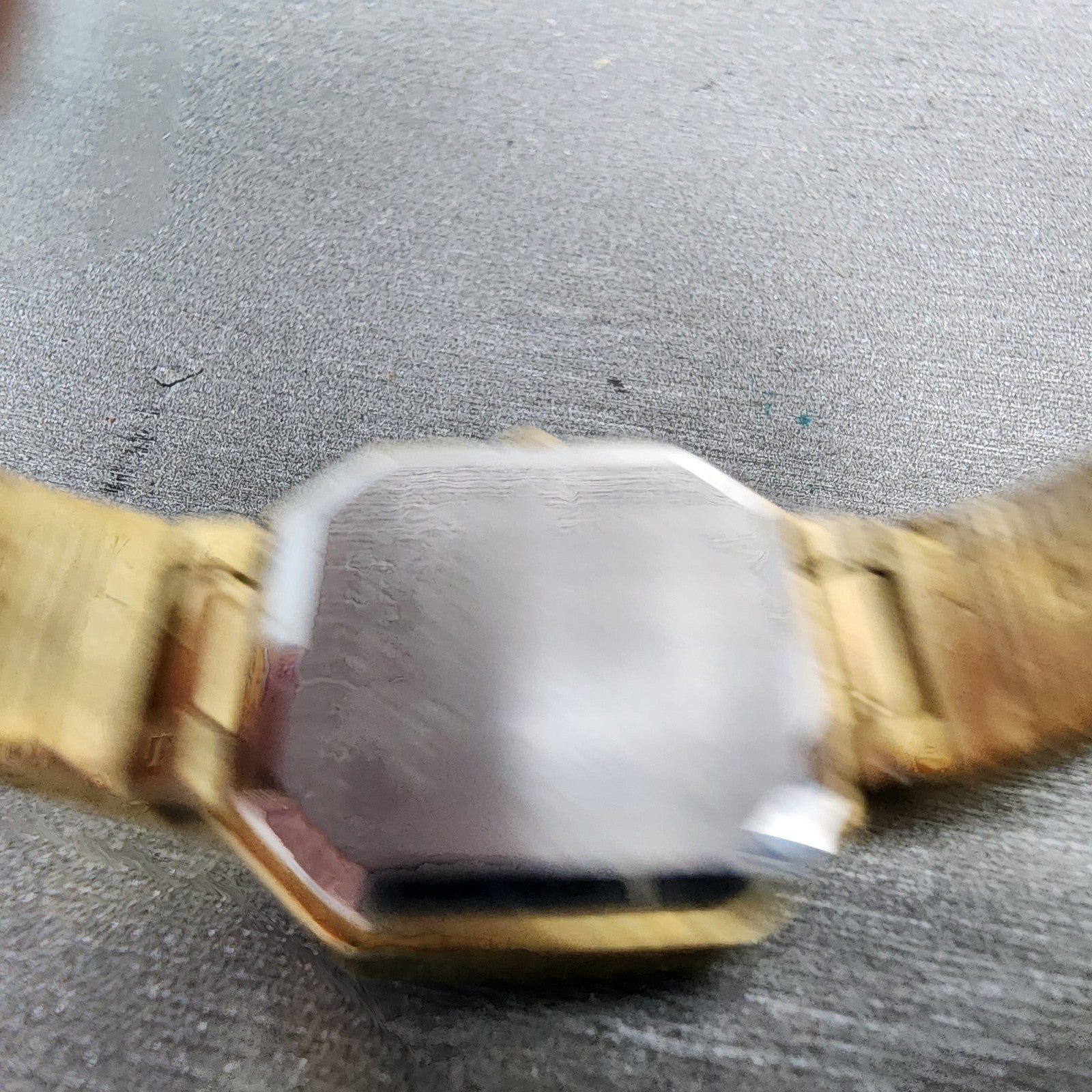 Seiko Watch Women 20mm Champagne Dial Gold Tone Octagon 23205889 New Battery9