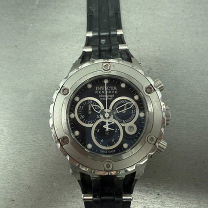 Invicta Reserve Chronograph Watch Men 44mm MOP DIal Steel Date 0524 READ!!!!!!!!0