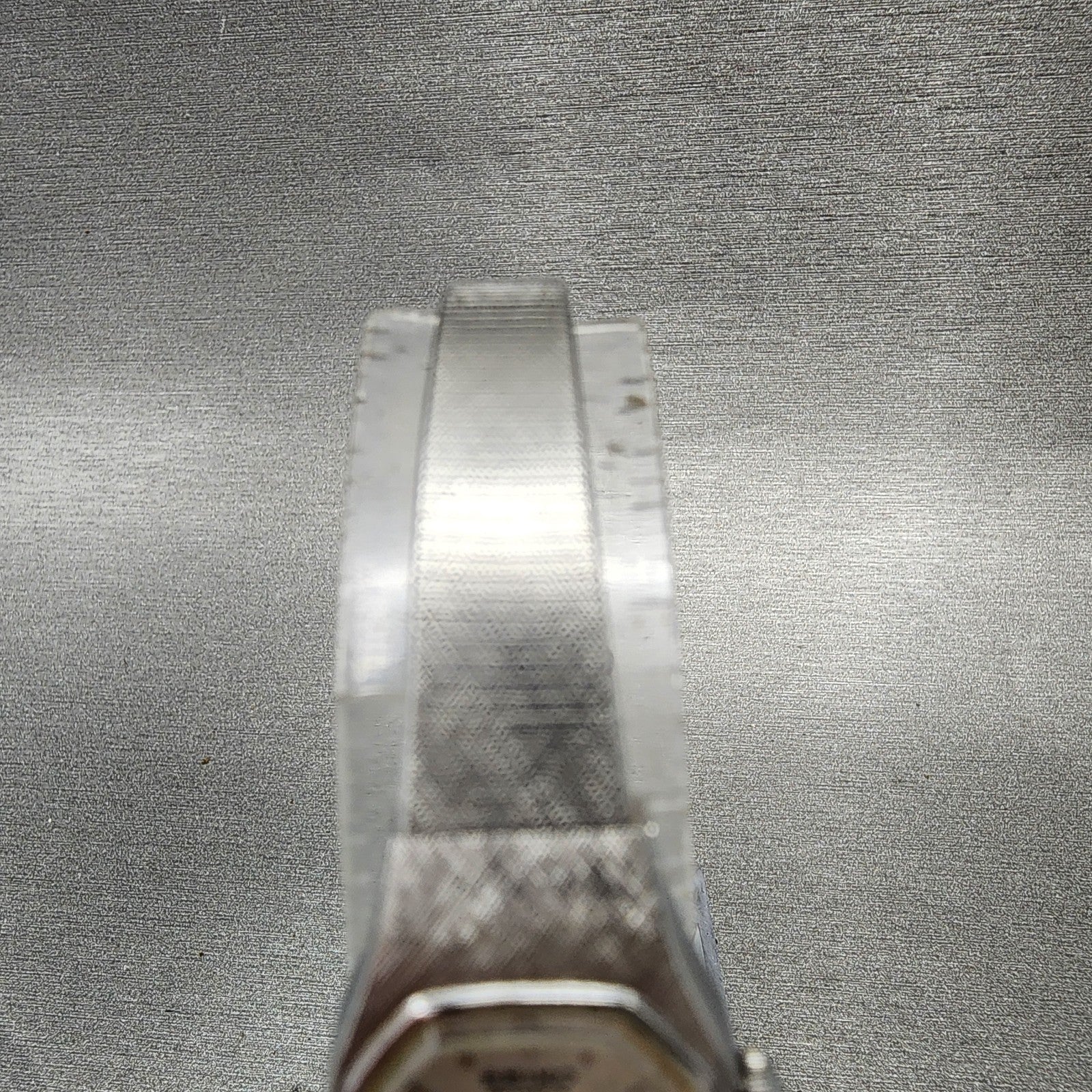 Seiko Watch Women 17mm White Dial Silver Tone Round 54205059 New Battery VTG4