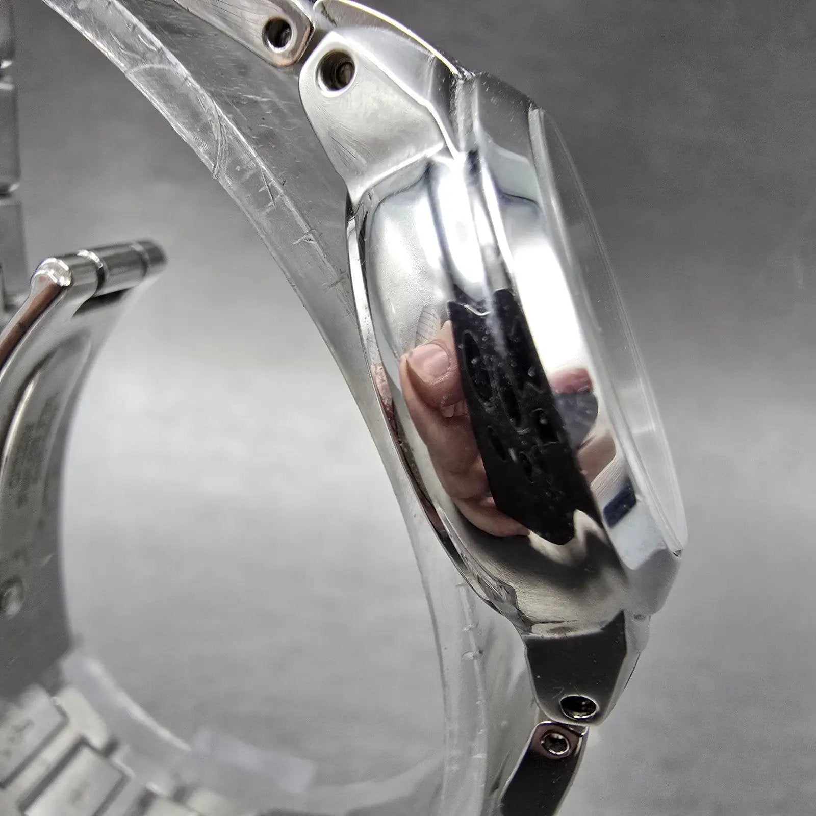 Citizen Eco-Drive Watch Women 26mm MOP Dial Steel Date READ!!! E011-S070074 Runs3