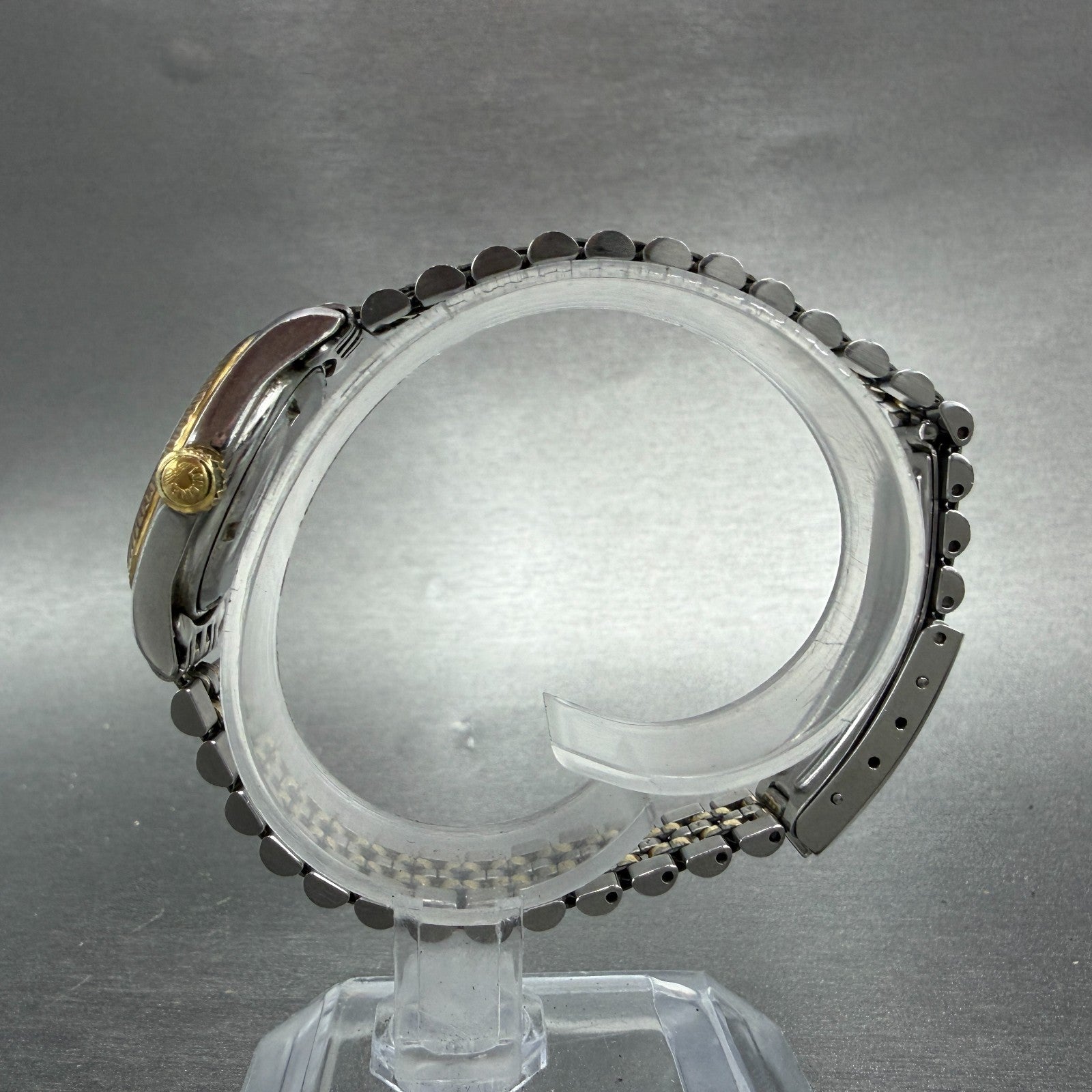 Longines Watch Women 26mm Champagne Dial Two Tone Date 152 1645 PARTS VTG7