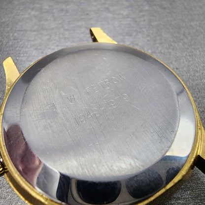 Omega Constellation Watch Men 36mm Champagne Dial Gold Plated Date Cal 1342 Runs7