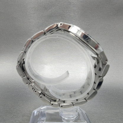 ESQ Daydate Watch Men 37mm White Dial Stainless Steel E5312 Round PARTS9
