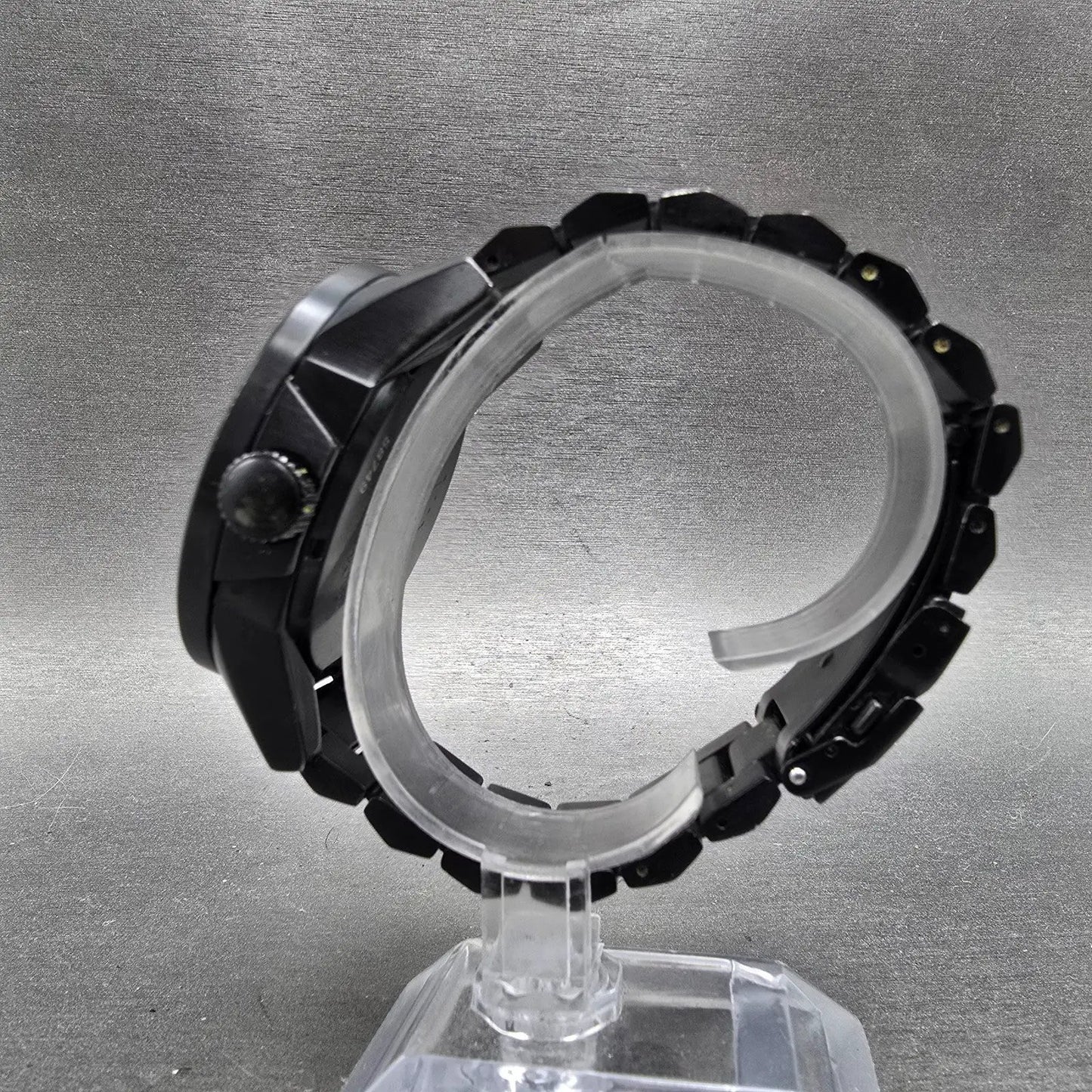 Nixon The Corporal Watch Men 48mm Black Dial Black Tone Round Bracelet new BattP6