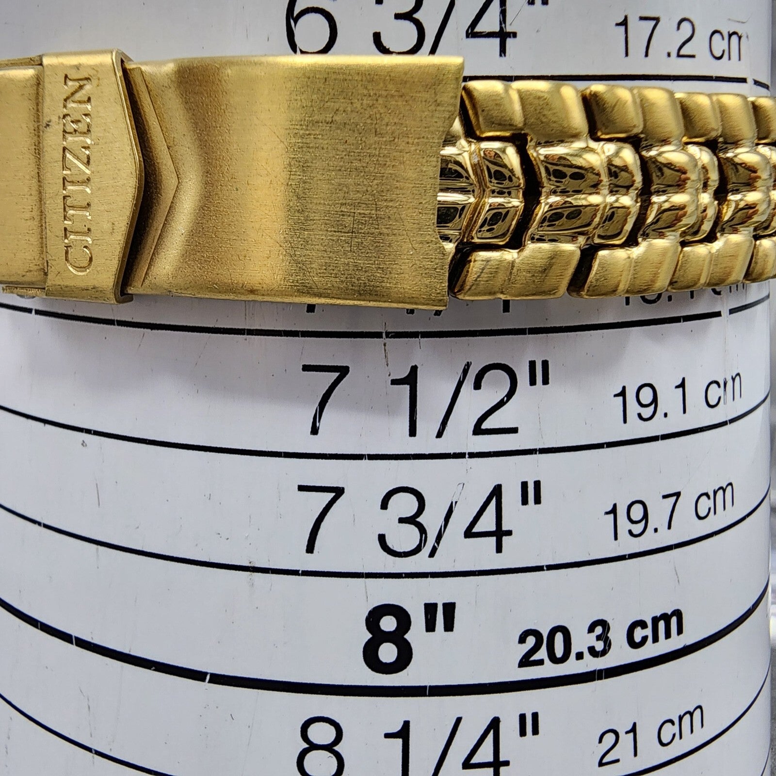 Citizen Elegance Watch Women 24mm MOP Dial Gold Tone Hexagon 6031S49364 New Bat10