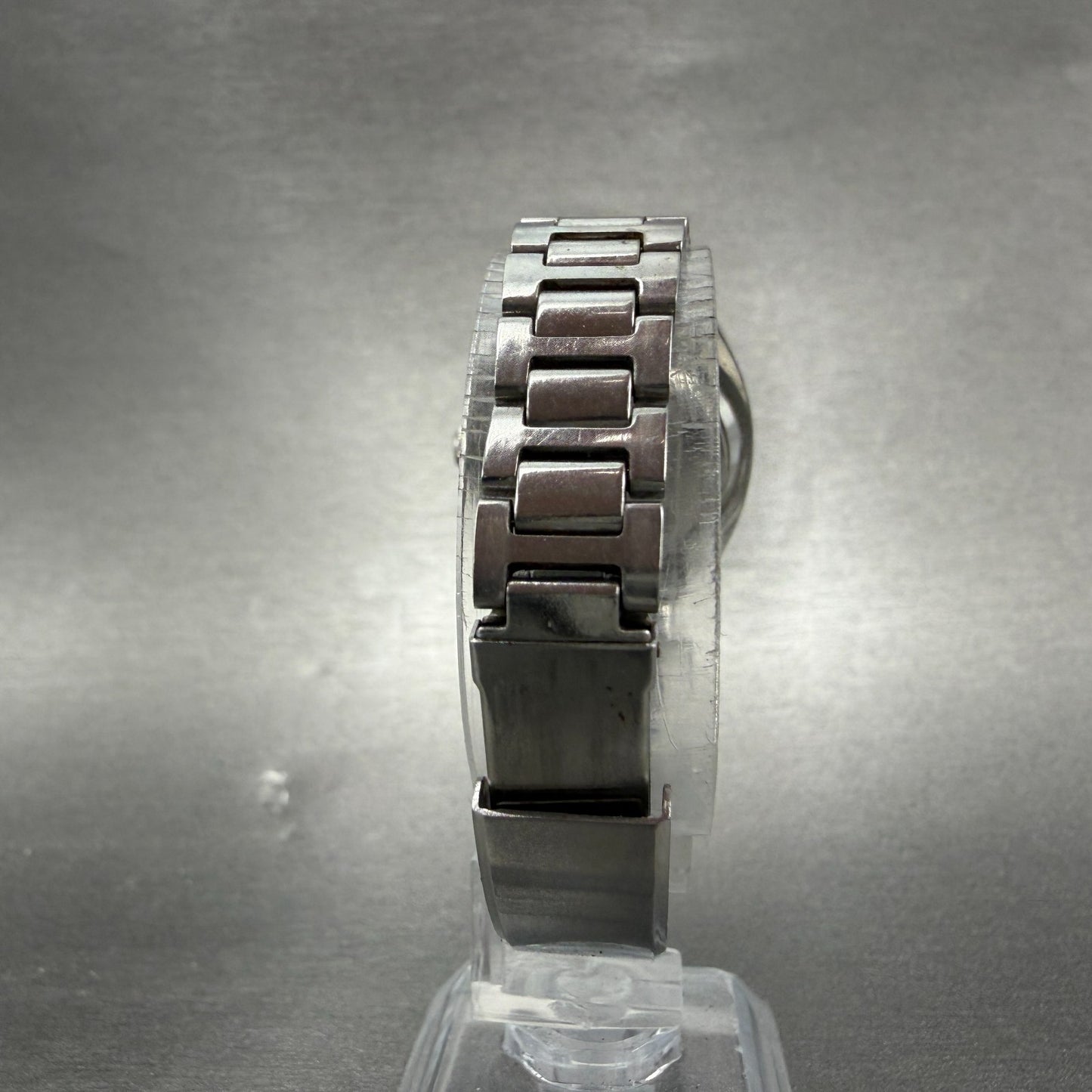Seiko Automatic Watch Women 28mm Green Dial Silver Tone Date 2205-0610 Runs7