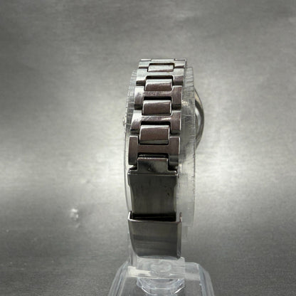 Seiko Automatic Watch Women 28mm Green Dial Silver Tone Date 2205-0610 Runs7