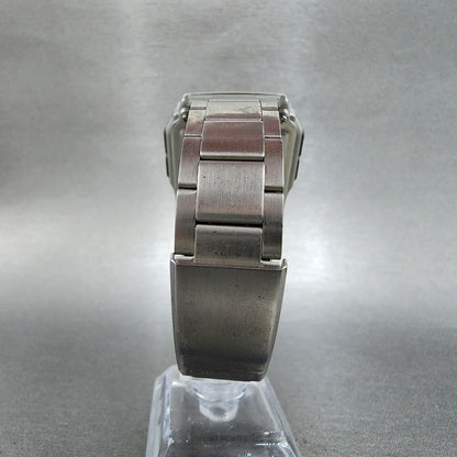 VTG Casio DBC32 Calculator Watch Men 38mm Silver Tone Rectangle New Battery7