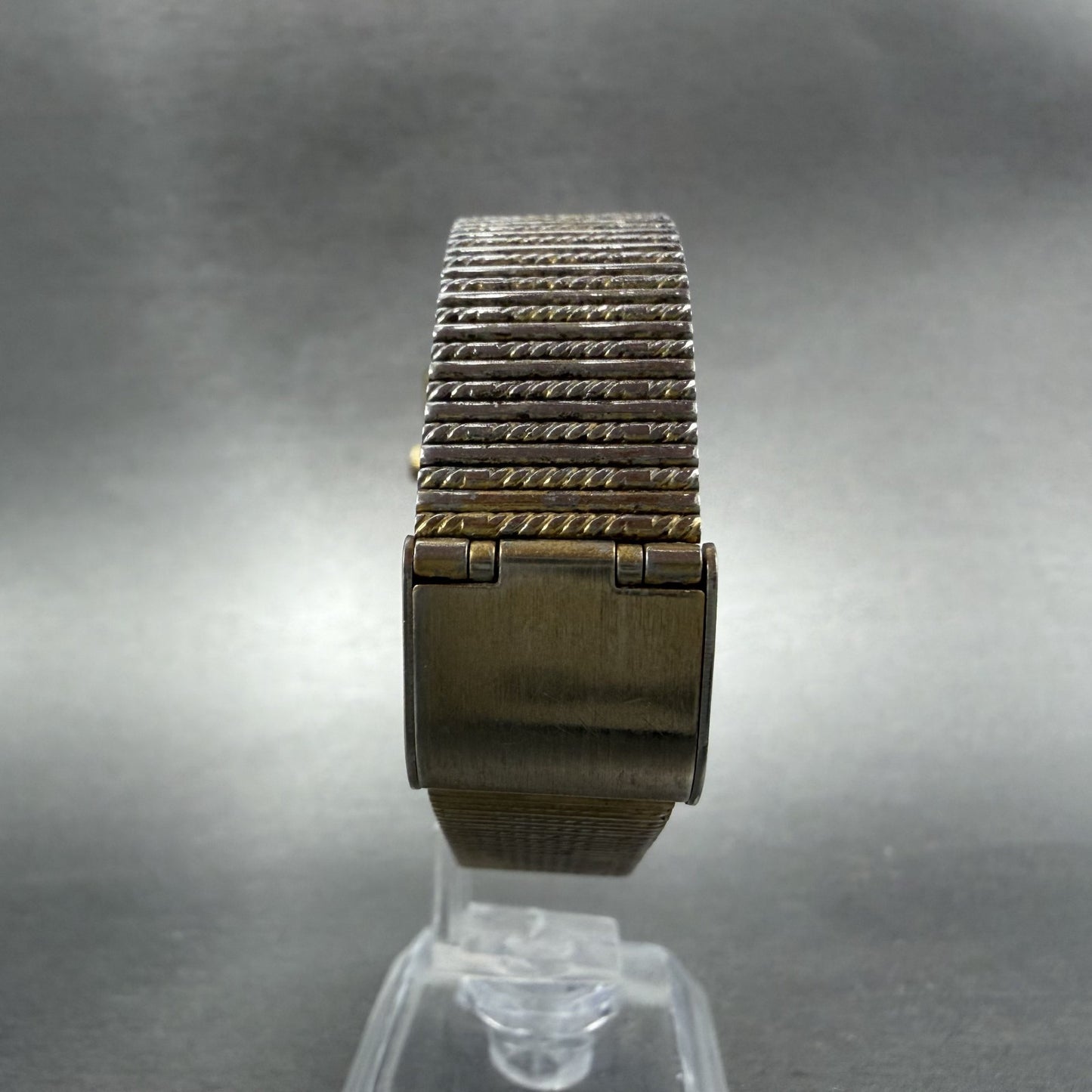 Gruen Precision Tank Watch Men 28mm Gold Dial Gold Tone Octagon New Battery VTG7