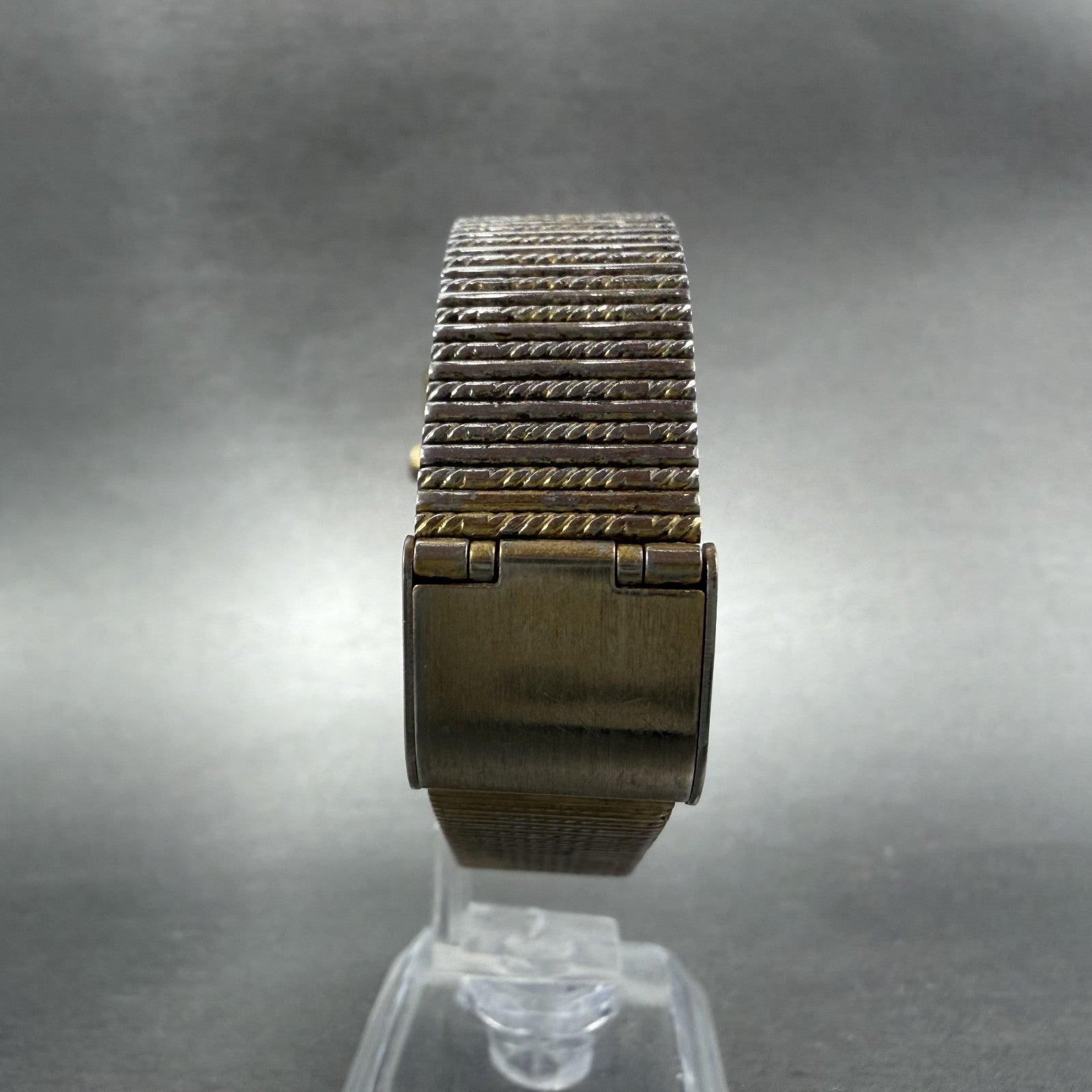 Gruen Precision Tank Watch Men 28mm Gold Dial Gold Tone Octagon New Battery VTG7
