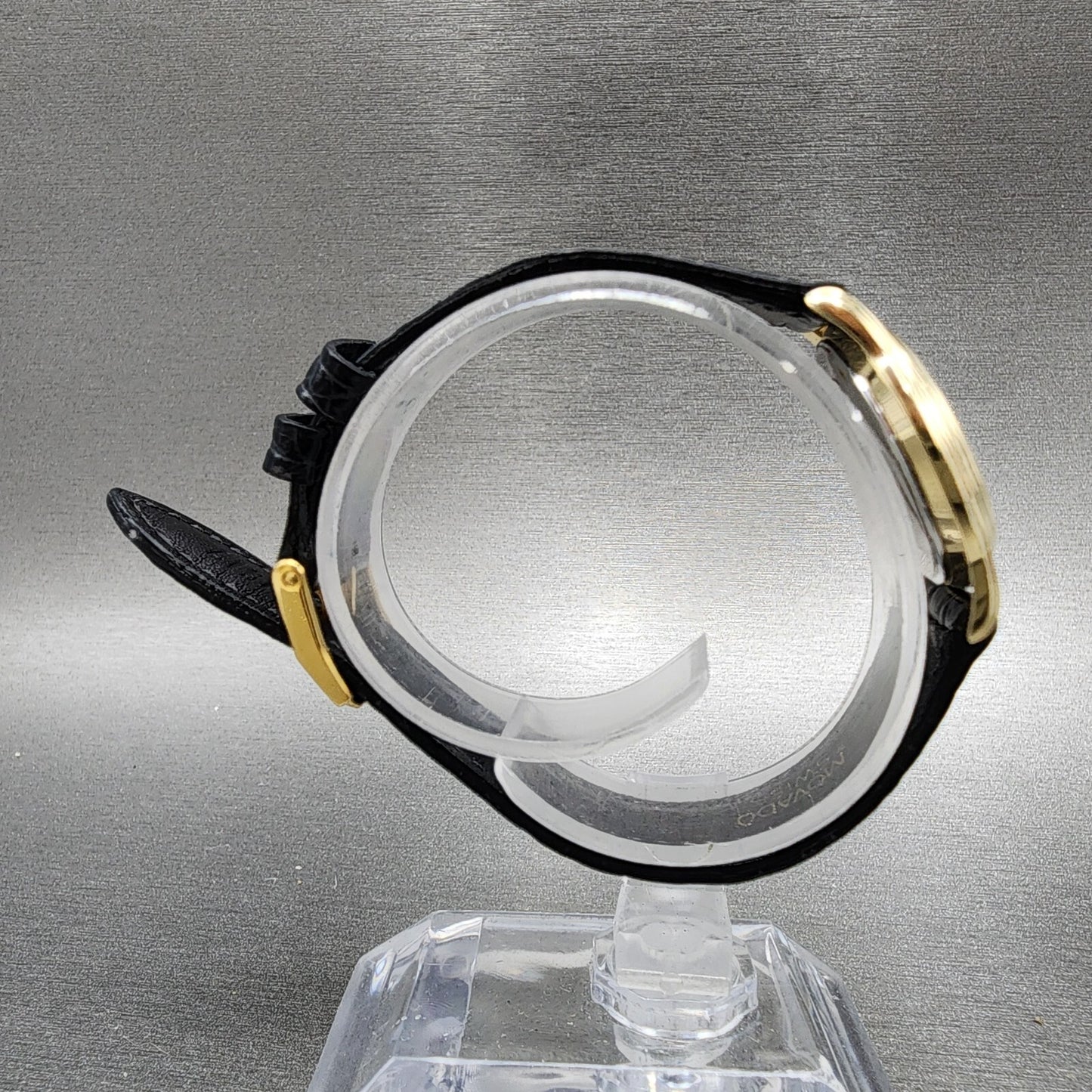 Movado Museum Watch Women 26mm Gold Dial Gold Tone Round 87 E4 9840 New Battery8