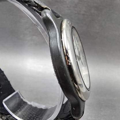 Victorinox Swiss Army Watch Men 39mm White Dial Black Tone Date Round PARTS VTG4