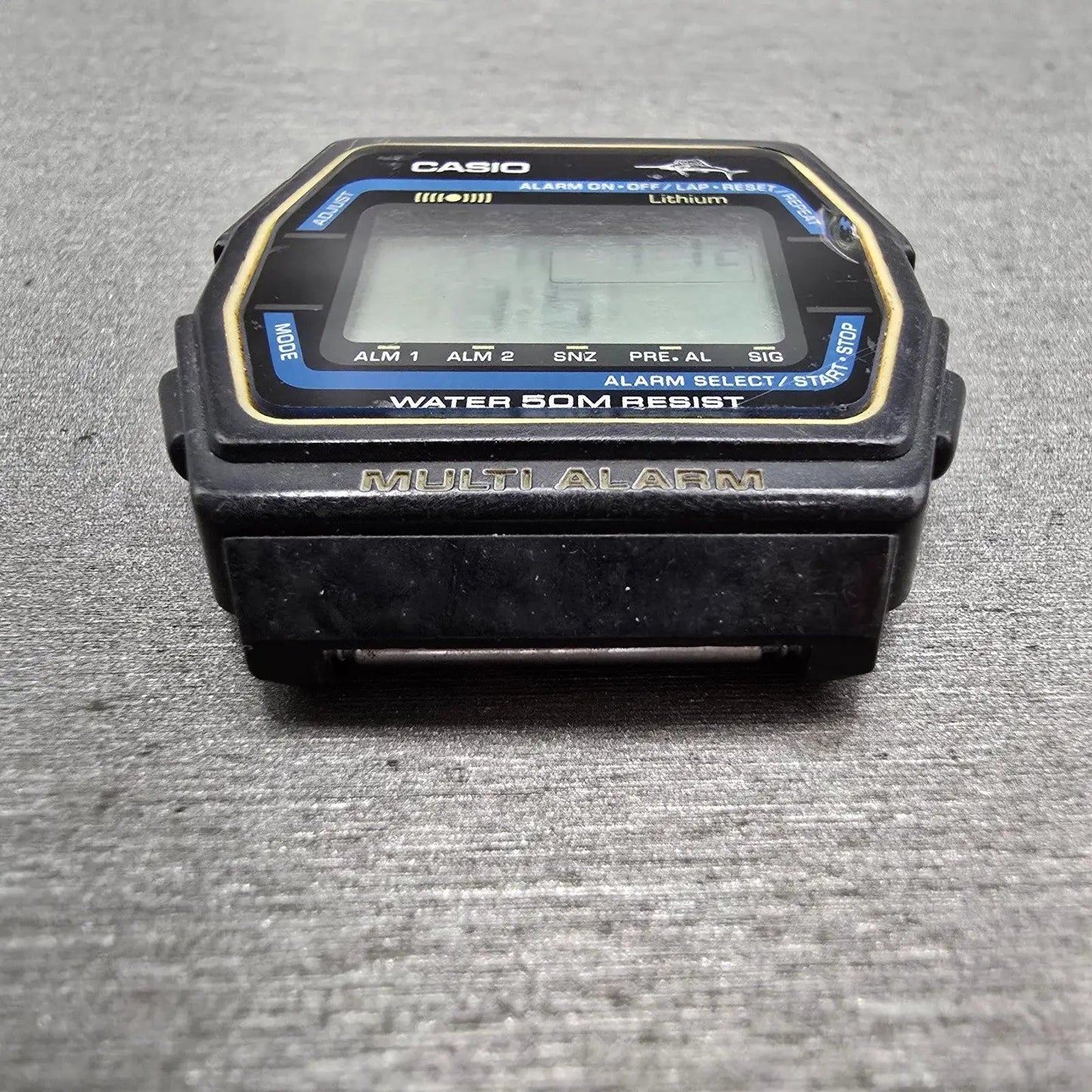Casio W-25 Digital Watch Men 35mm Black Dial Chronograph Alarm New Battery4