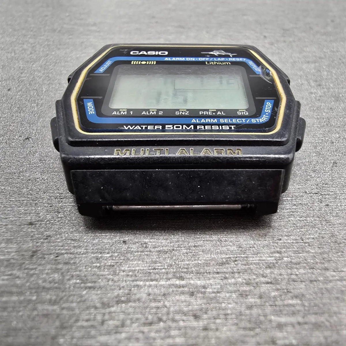 Casio W-25 Digital Watch Men 35mm Black Dial Chronograph Alarm New Battery4