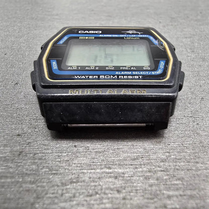 Casio W-25 Digital Watch Men 35mm Black Dial Chronograph Alarm New Battery4