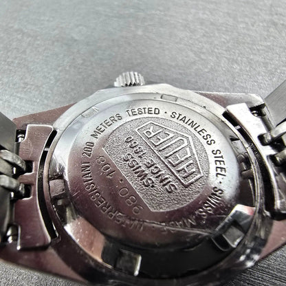 Heuer Professional 1000 Dive Watch Women 28mm Luminous Dial Steel Date New batt9