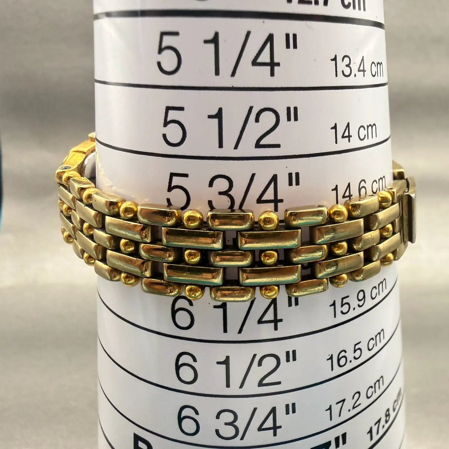 Citizen CQ Watch Women 15mm Champagne Dial Gold Rectangle 2250-S04701 New Batt9