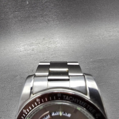 Invicta Watch Men 45mm Silver Dial Silver Tone Daydate Round 5785 PARTS5