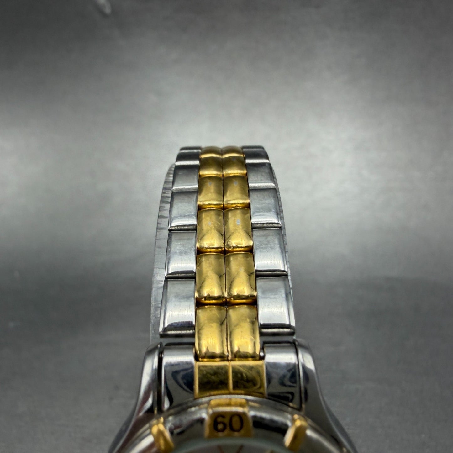 Seiko Sports 50 Watch Women 25mm Silver Dial Two Tone Round 7N82-0261 New Bat KL4