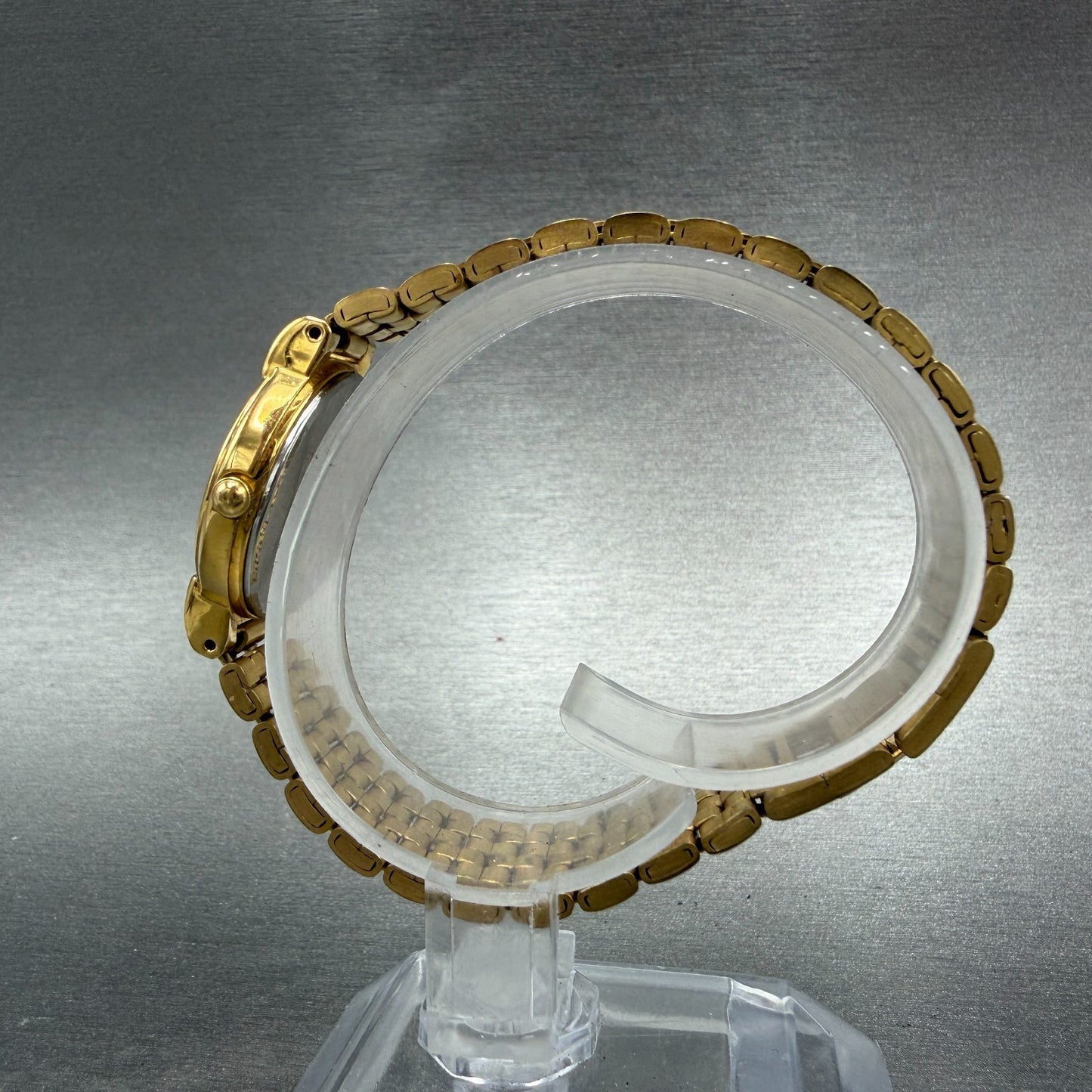 Seiko Watch Women 24mm White Dial Gold Tone Round V701-1781 New Battery Vinatge6