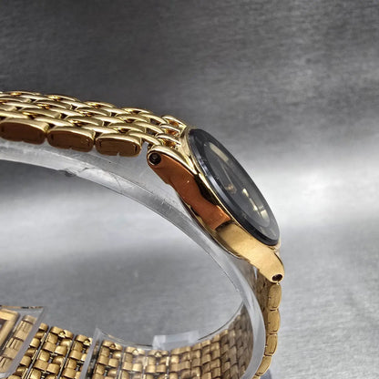 Citizen CQ Watch Women 21mm Black Dial Gold Tone Round 5920-K08811 New Battery3