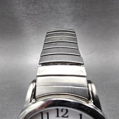 Timex Easy Reader Watch Men 35mm White Dial Silver Round T2H451 New Battery4
