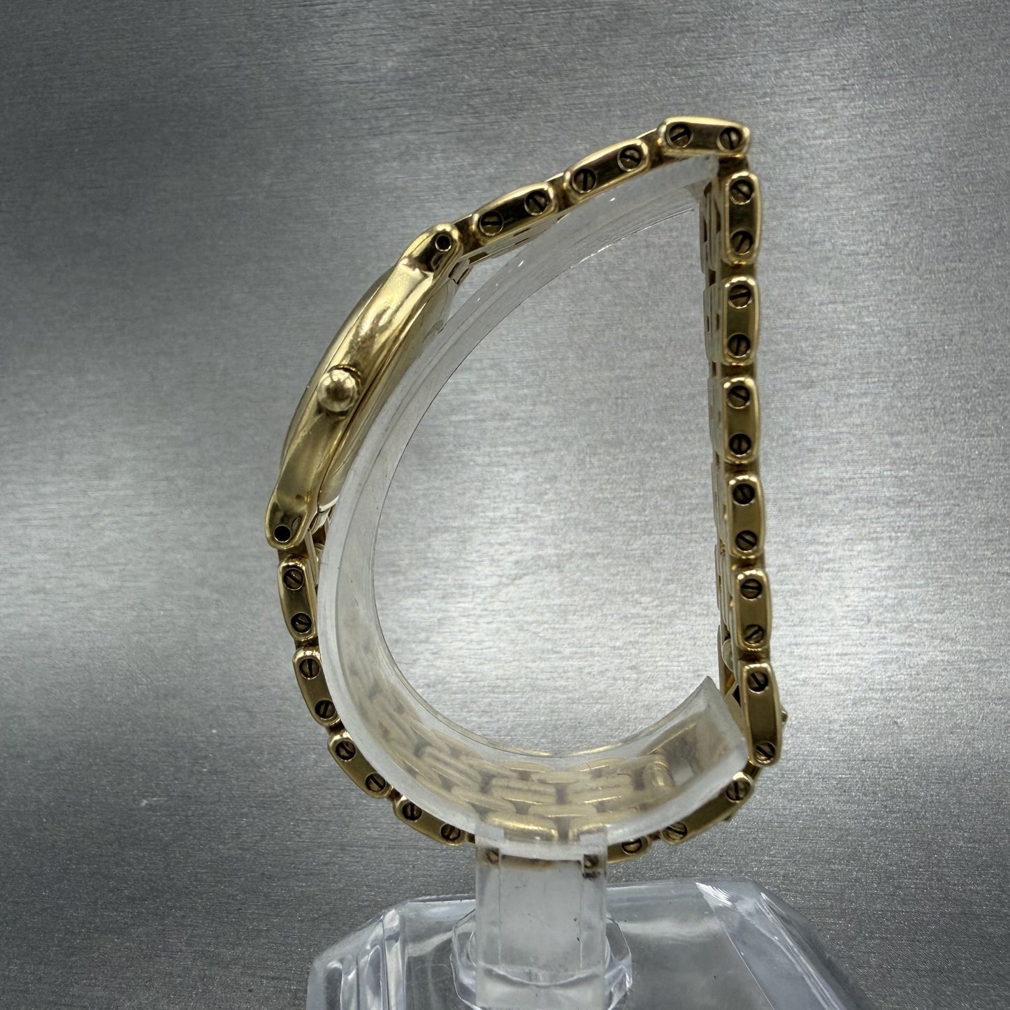 Raymond Weil Watch Women 24mm Champagne Dial Gold Plated Date Round 9946 New Bat6
