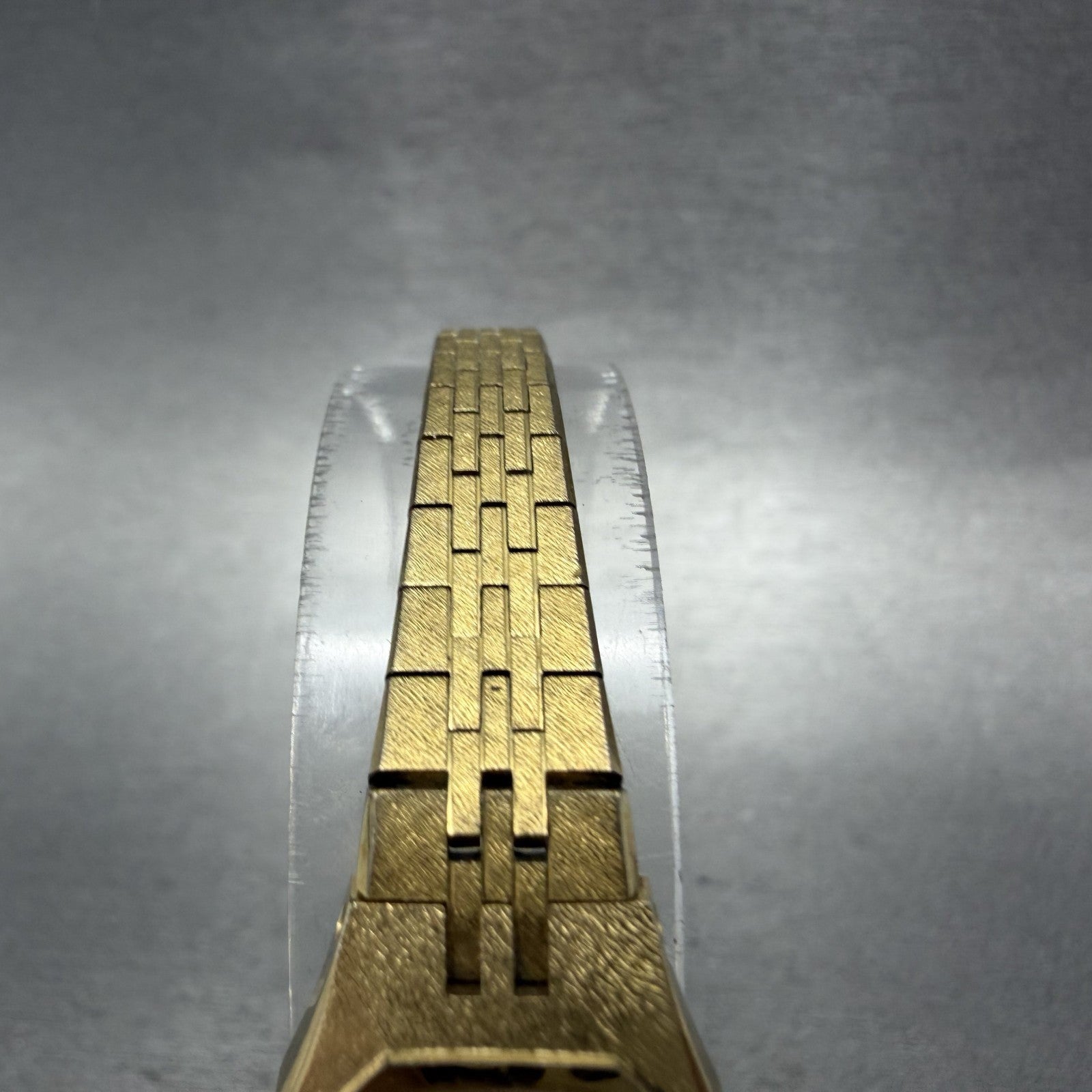 Seiko Watch Women 17mm Champagne Dial Gold Tone Rectangle 2C205749 New Battery4