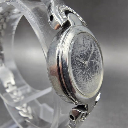 Citizen Eco-Drive Watch Women 23mm Black Dial Silver Tone B023-K006309 Works3