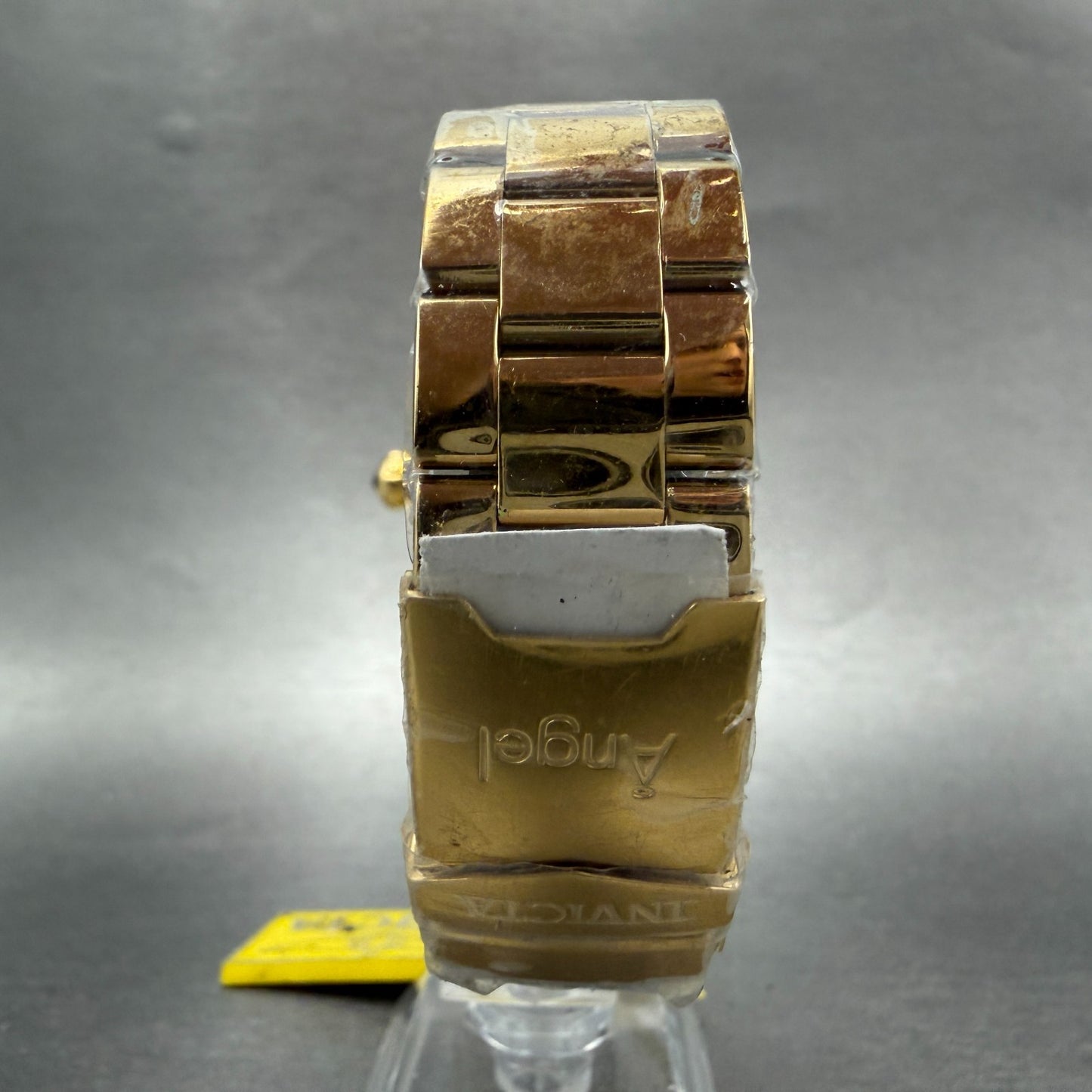 Invicta Watch Women 38mm White Dial Gold Tone Round 14717 New Battery7