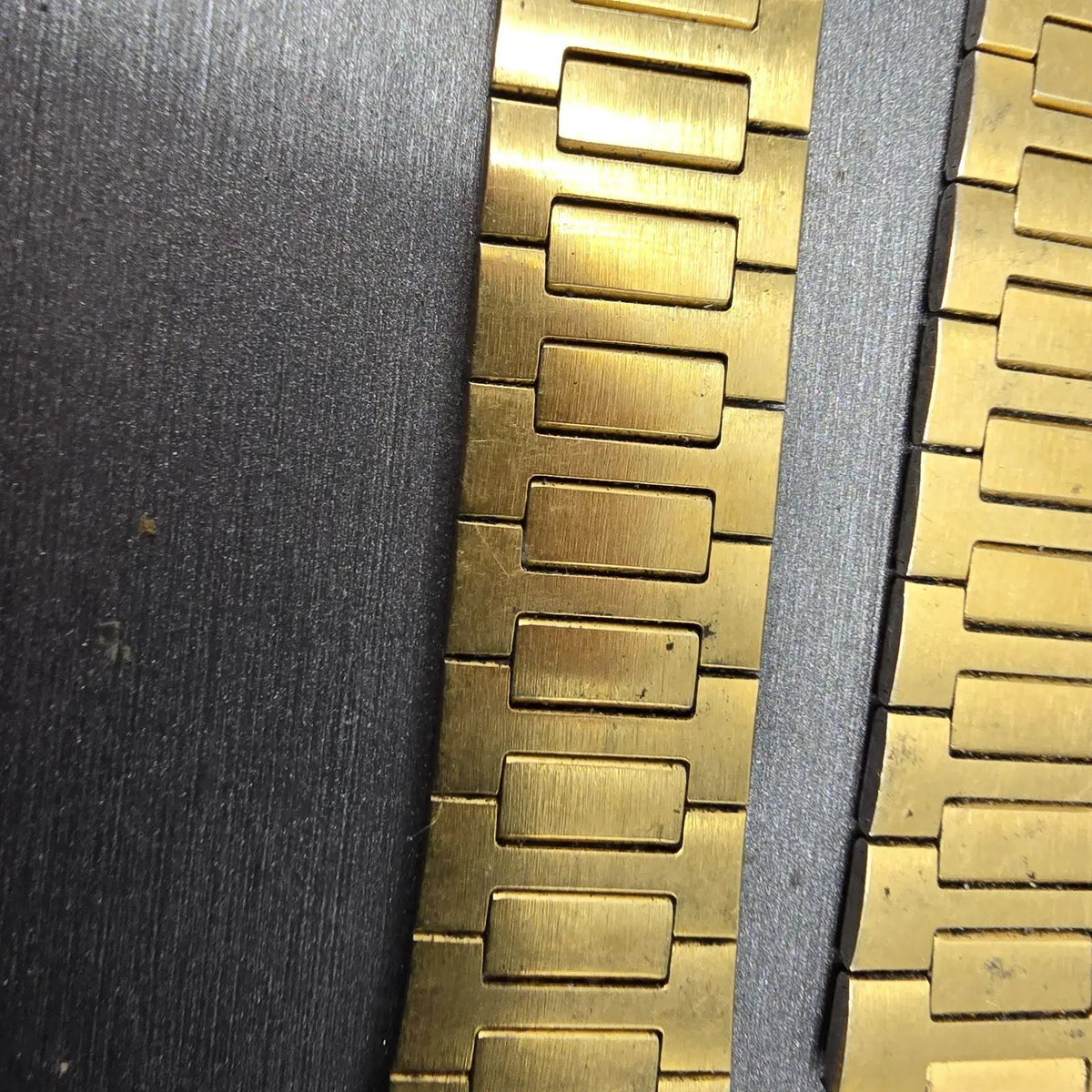Seiko Bracelet 16mm Stainless Steel Gold Tone Vintage Japan 04AAY MISSING Clasp6