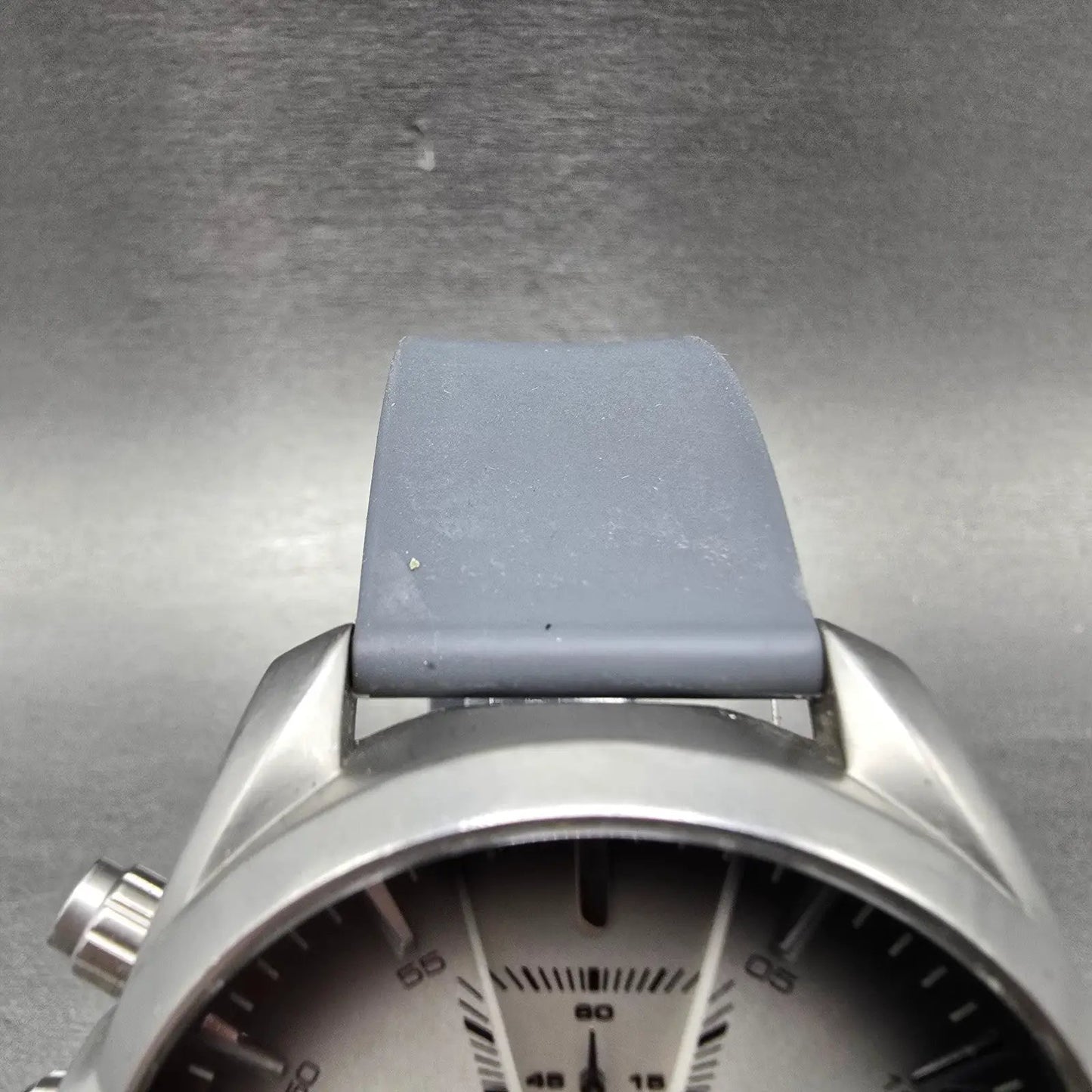 Diesel Men's MS9 watch Men 47mm Gray Dial Silver Tone Date Round DZ-4483 New Bat4