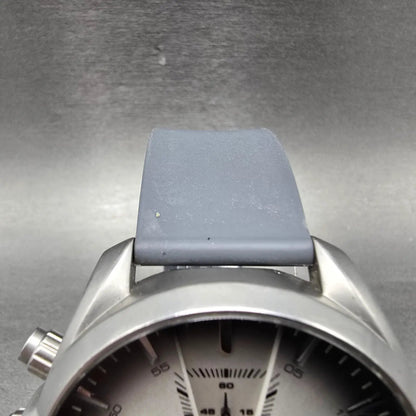 Diesel Men's MS9 watch Men 47mm Gray Dial Silver Tone Date Round DZ-4483 New Bat4