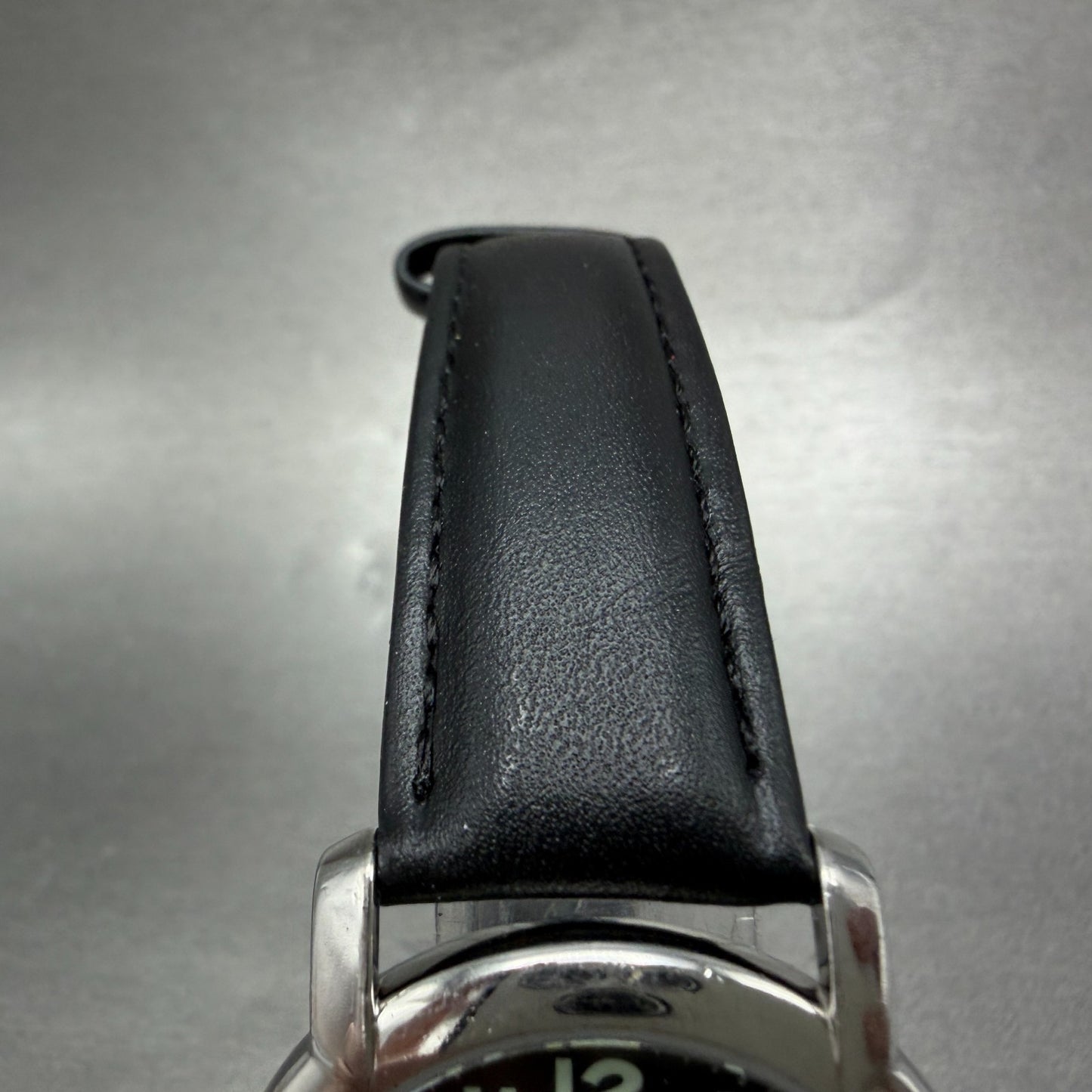 Bulova Watch Unisex 34mm Black Dial Silver Tone Date Round 96B60 New Battery4