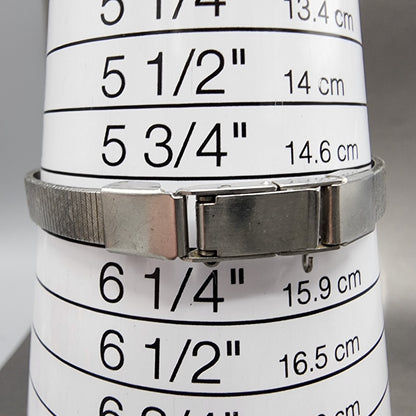 Citizen CQ Watch Women 16mm Silver Dial Silver Tone Square 3220-891481  New Batt
