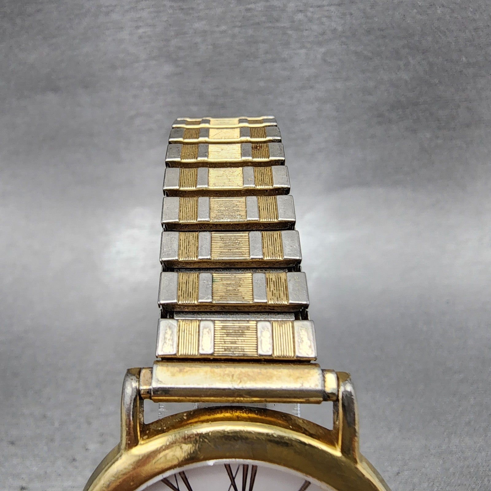 Seiko Watch Men 34mm White Dial Gold Tone Round Vintage 2K000039 New Battery4