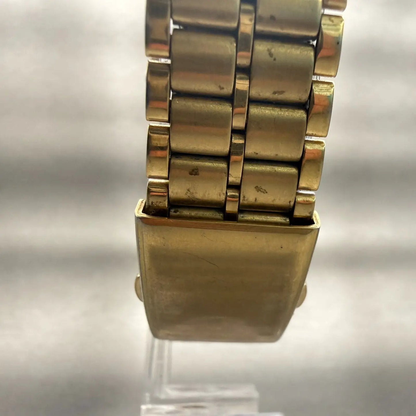 Seiko Watch Men 35mm White Dial Two Tone Date Round 7N32-0150 New Battery VTG7