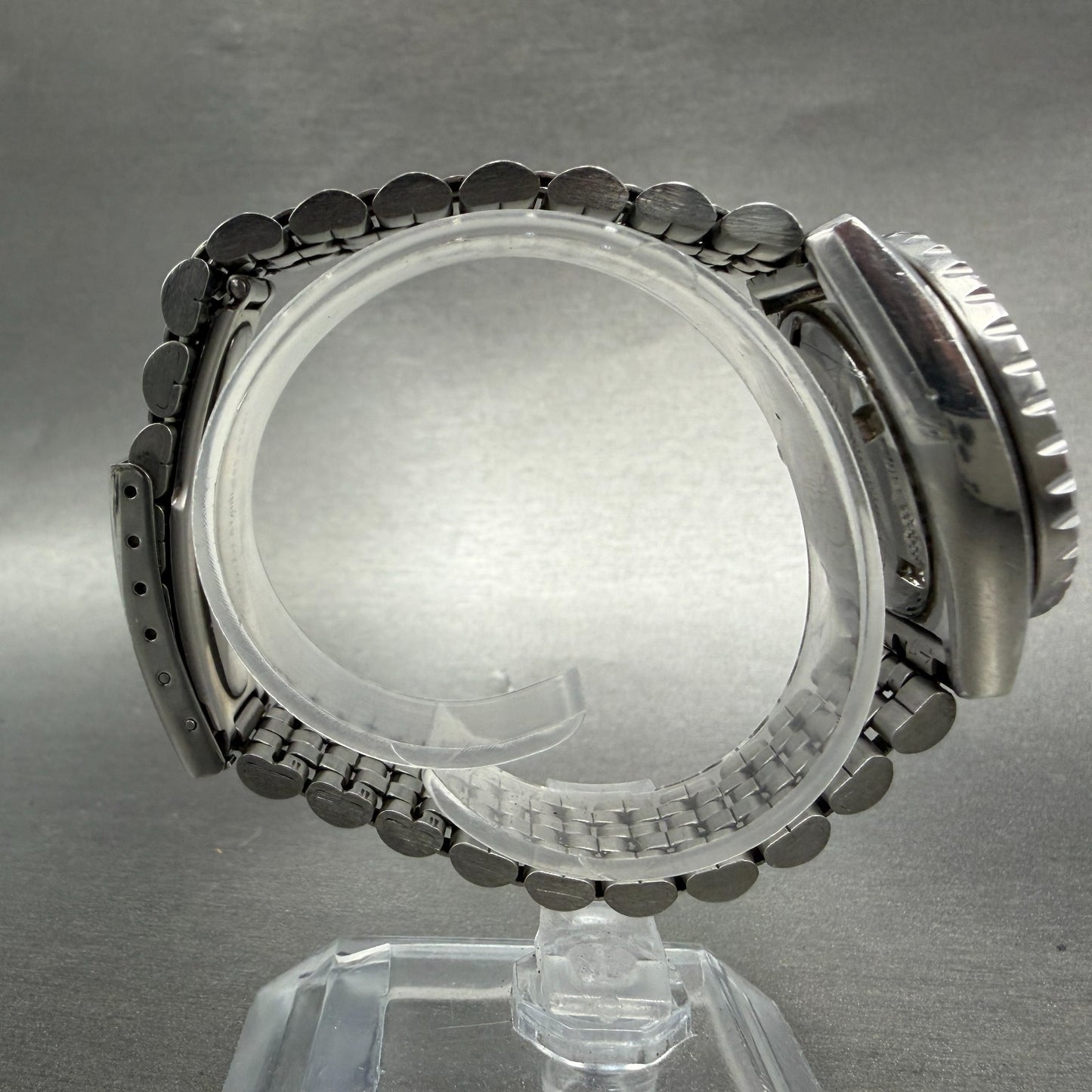 Seiko Dive Watch Women 34mm White Dial Silver Tone Date 2625-0170 New Battery8
