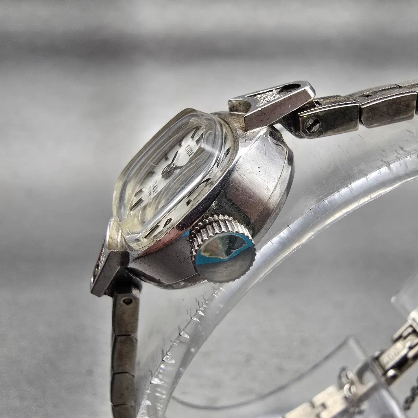 Citizen Claire Watch Women 14mm Silver Dial Silver Tone 4-671465 Vintage Works2