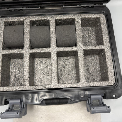 Invicta 8 Slot Watch Case Hard Black Plastic Foam insert Handle Cary Case7