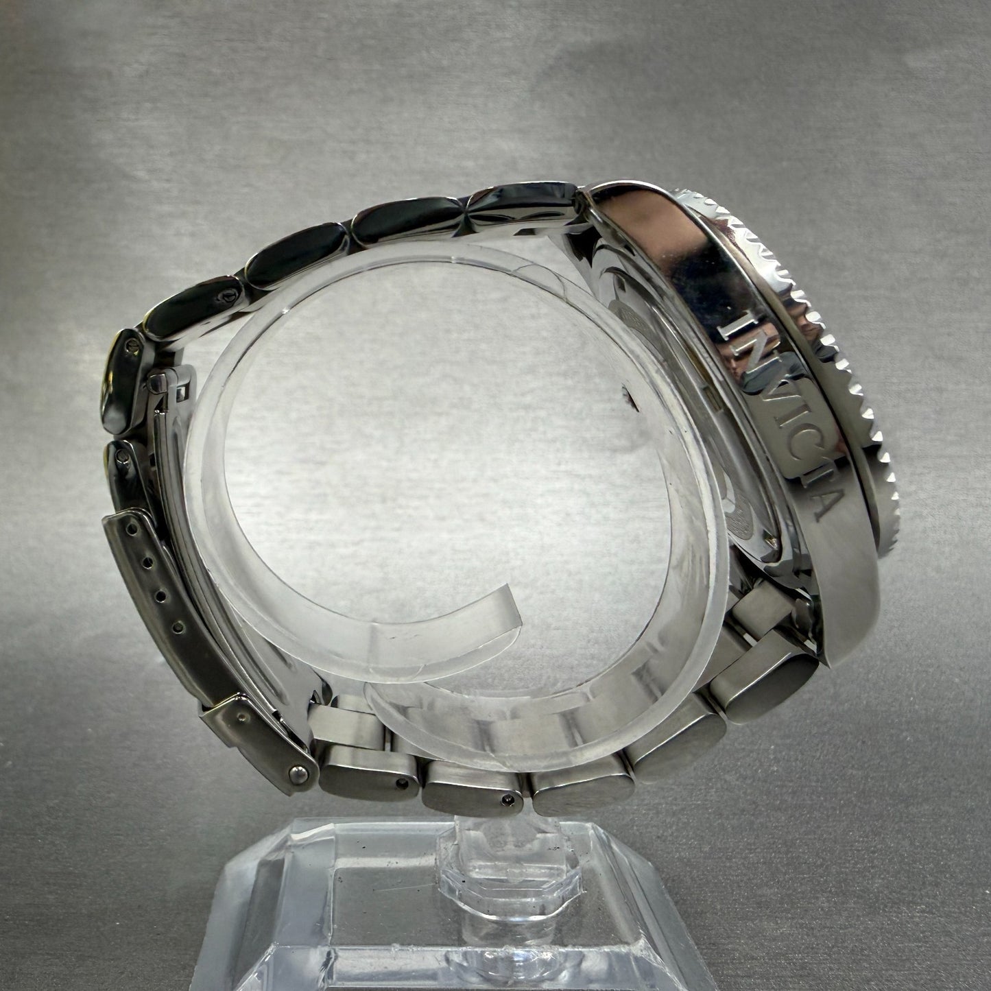 Invicta Pro Diver Watch Men 40mm Black Dial Silver Tone Date Round 26970 New Bat8