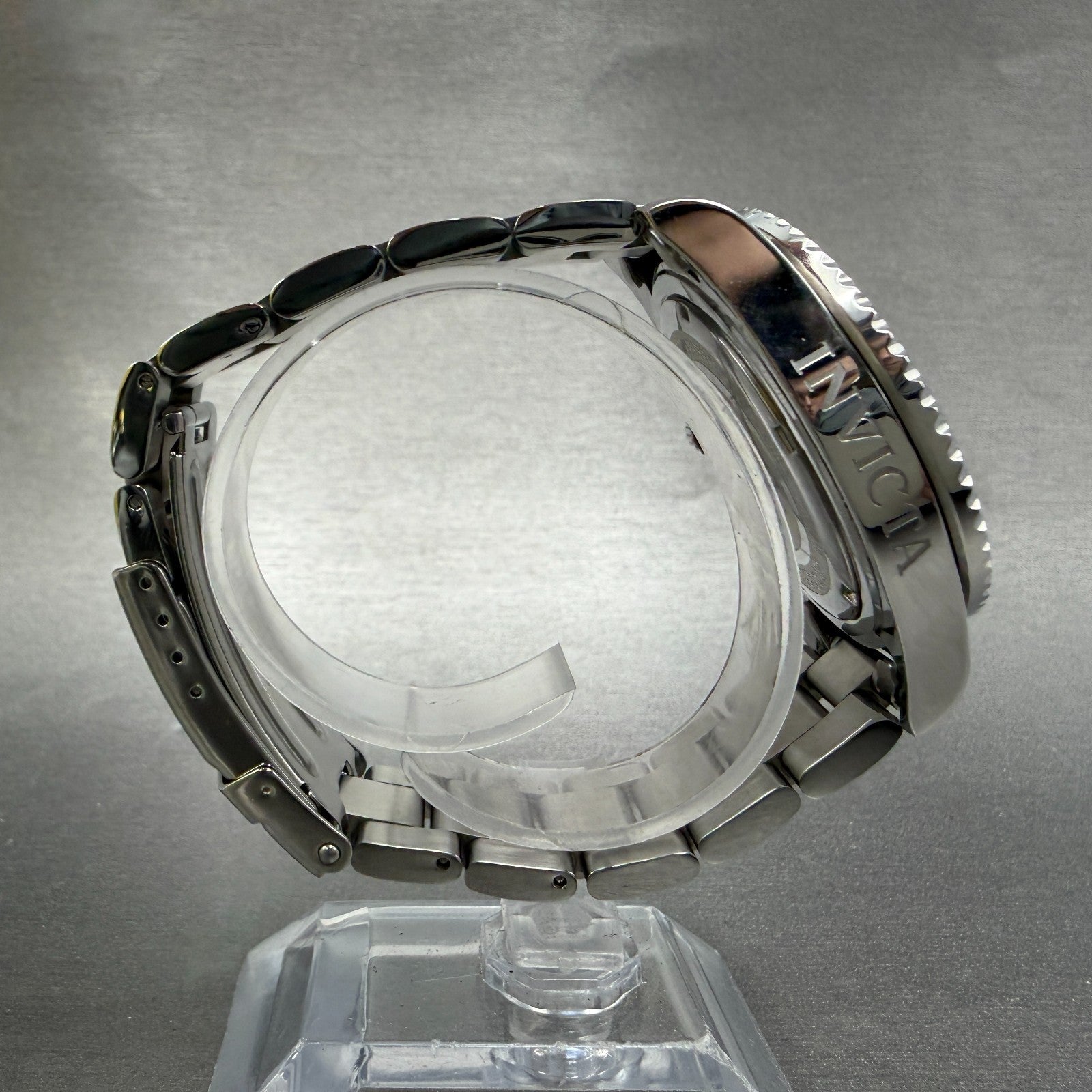 Invicta Pro Diver Watch Men 40mm Black Dial Silver Tone Date Round 26970 New Bat8