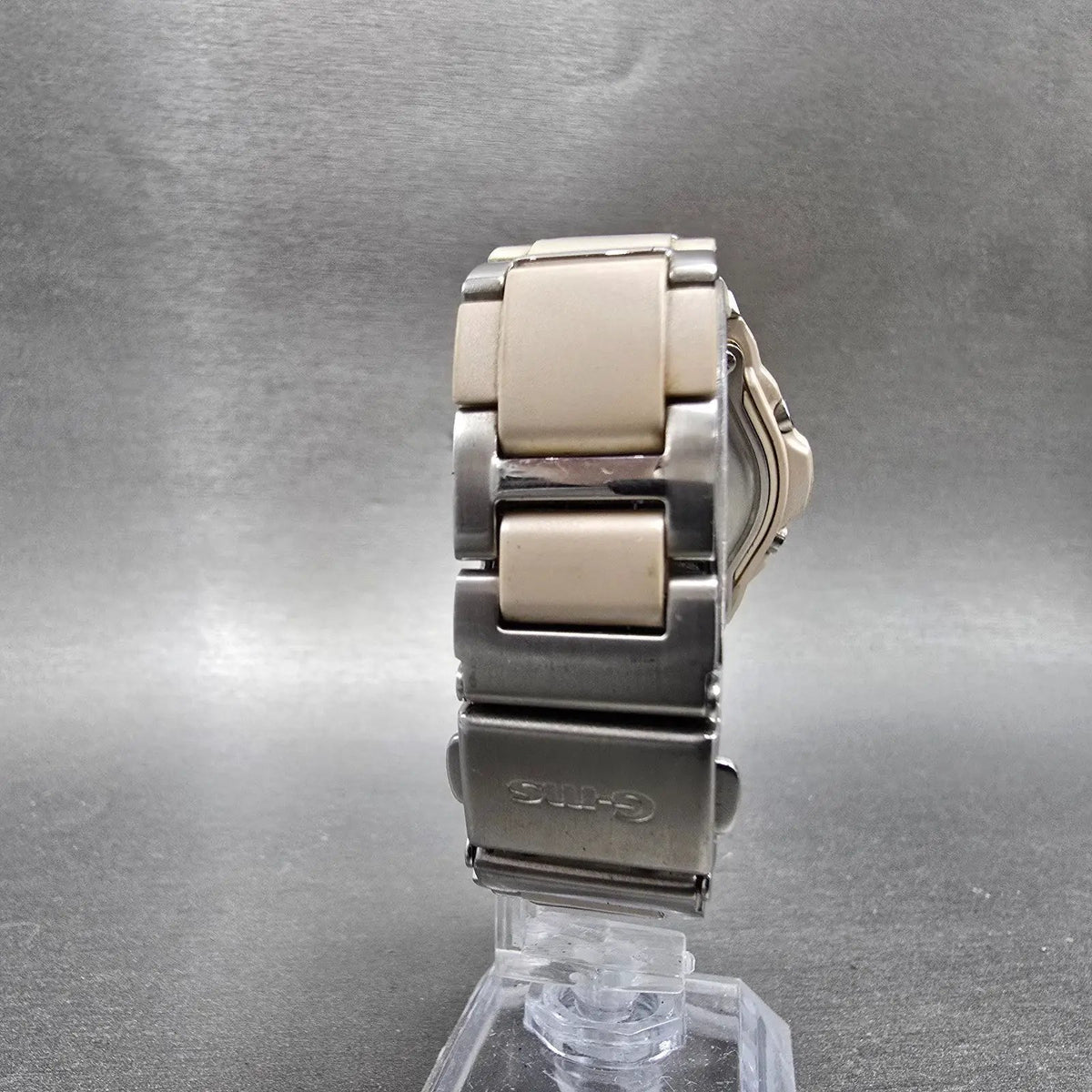 Casio Baby-G MSG-3200C Watch Women 39mm White Dial Silver Analog Digital Works7