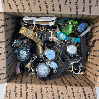 Watch Lot Men Women Jules Jurgenson Fossil Timex Skagen 17.6 LB VTG Modern PARTS3