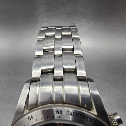 Jacques Lemans Formula 1 Chronograph Watch Women 36mm Black Dial Steel New Batt4