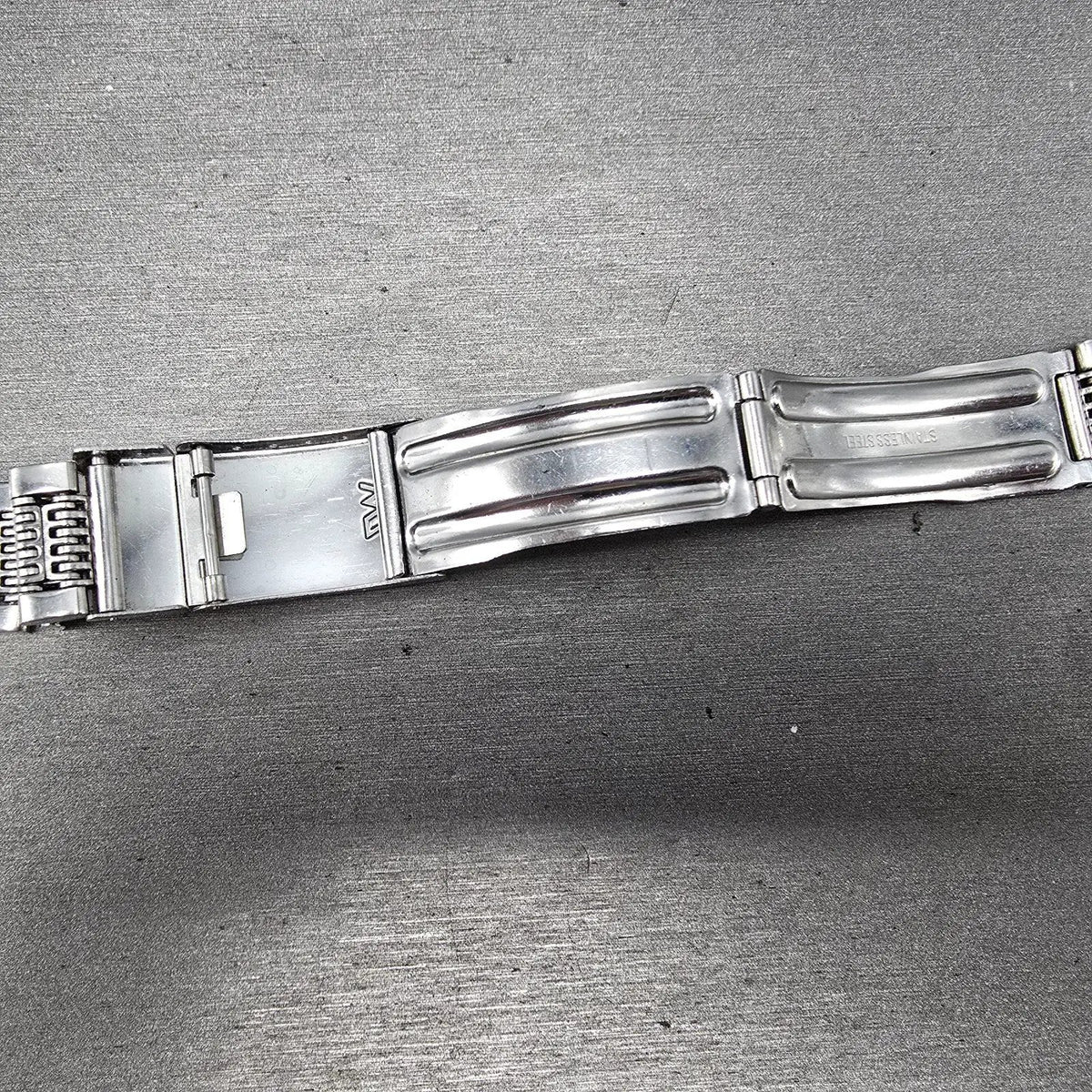 Seiko Lord Maitic Beads Of Rice Bracelet 18mm Stainless Steel XGB062 VTG JDM16