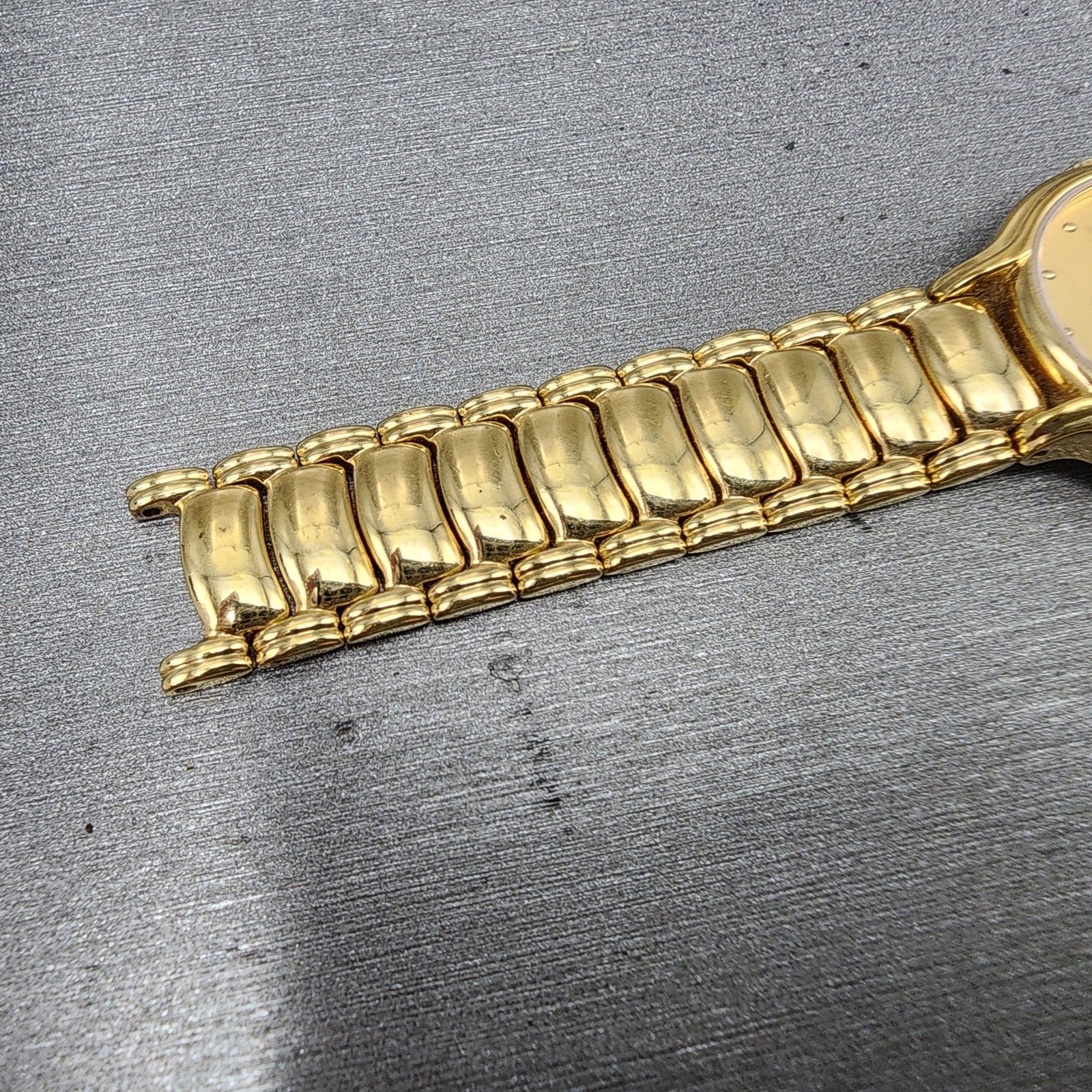 Rado Lesoir Watch Women 23mm Gold Dial Gold Tone Roud 202 PARTS8