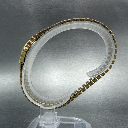 Citizen Watch Women 17mm Champagne Dial Gold Tone Oval 5920-S96494 New Batt6