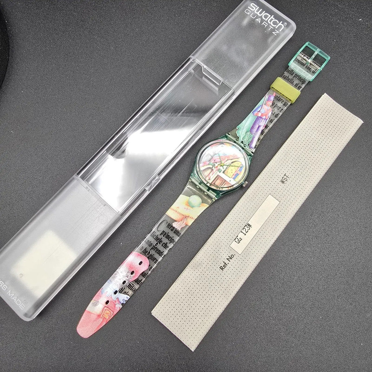 Swatch Once Upon a Time Boston 1993 Watch Set LP114 GG123 New Battery NOS21